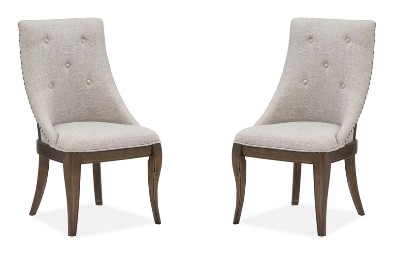 Roxbury Manor - Dining Arm Chair With Upholstered Seat and Back (Set of 2) - Homestead Brown