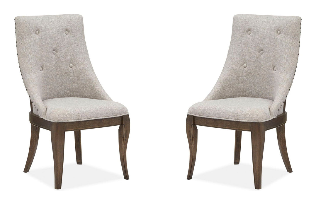 Roxbury Manor - Dining Arm Chair With Upholstered Seat and Back (Set of 2) - Homestead Brown
