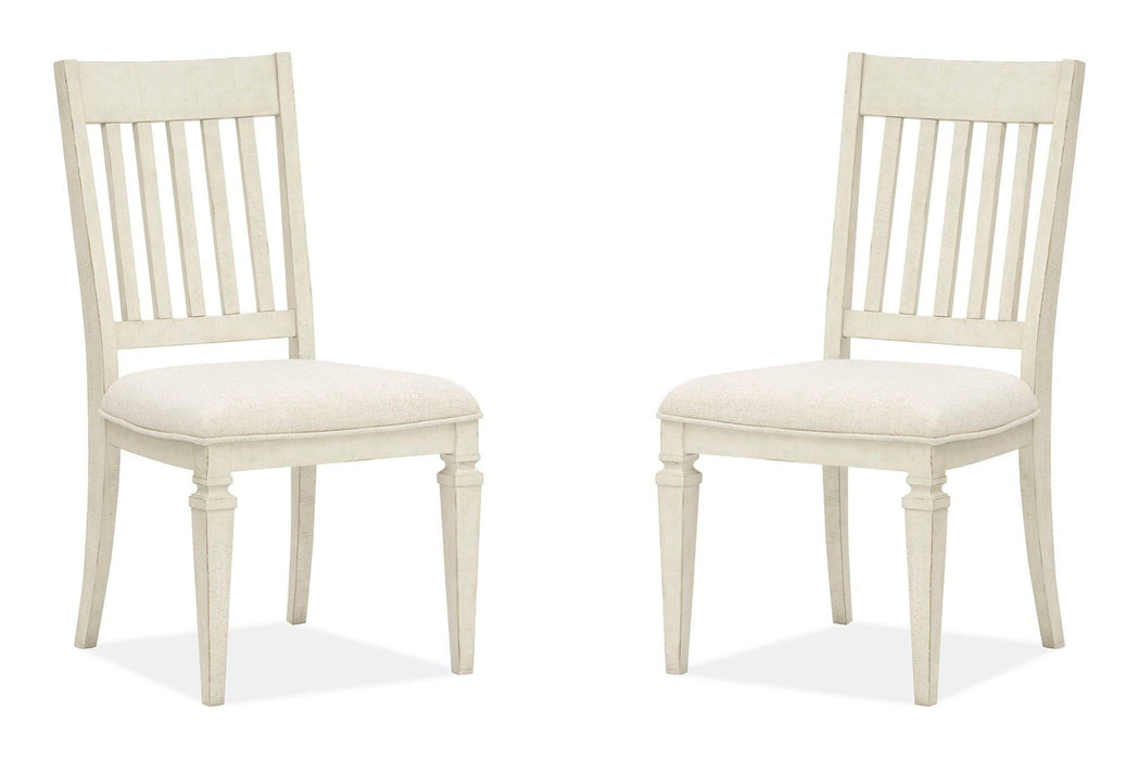 Newport - Dining Side Chair With Upholstered Seat (Set of 2) - Alabaster