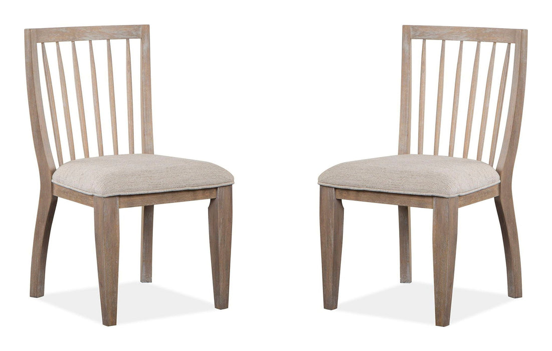 Ainsley - Dining Side Chair With Upholstered Seat (Set of 2) - Cerused Khaki