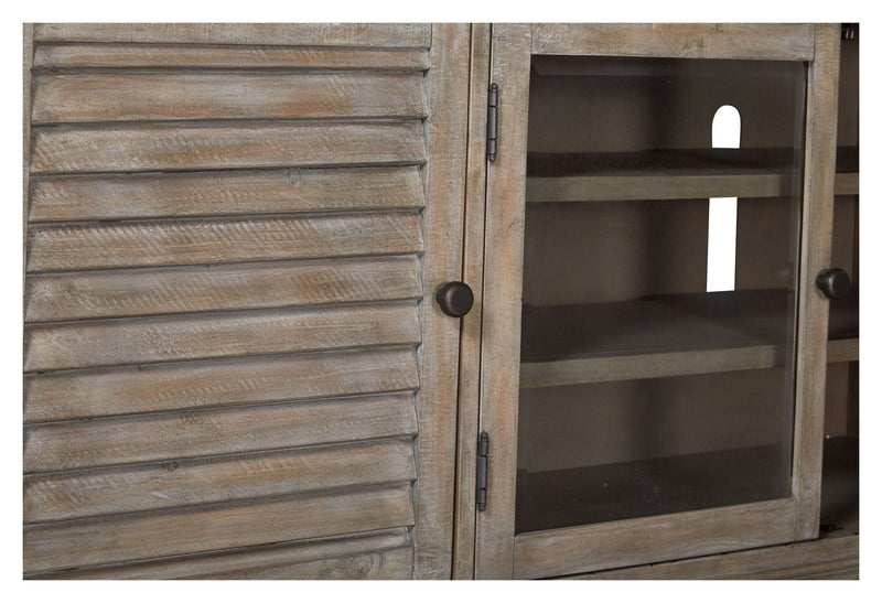 Calistoga - Rustic Entertainment Console - Dovetail Gray
