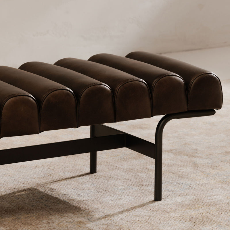 Harrison - Bench - Dark Brown