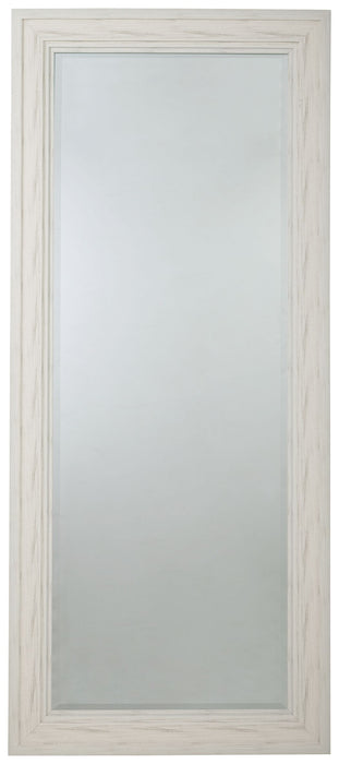 Jacee Floor Mirror - Antique White