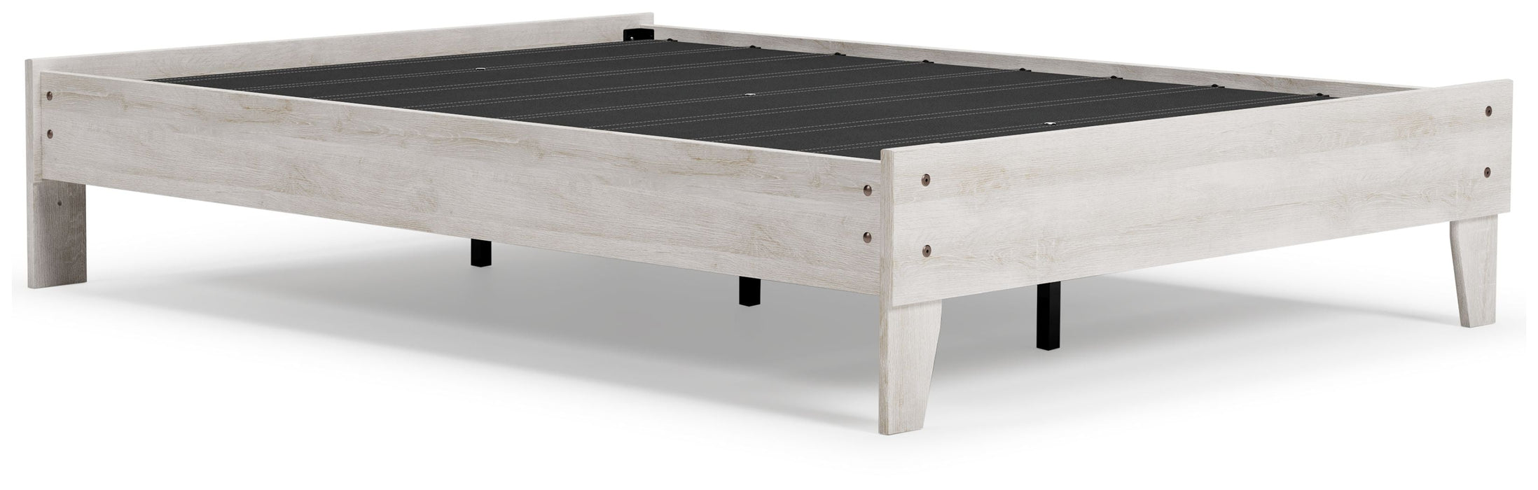 Shawburn Whitewash Platform Bed