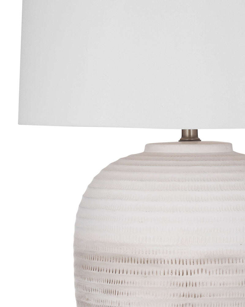 Goshen - Table Lamp - Distressed White