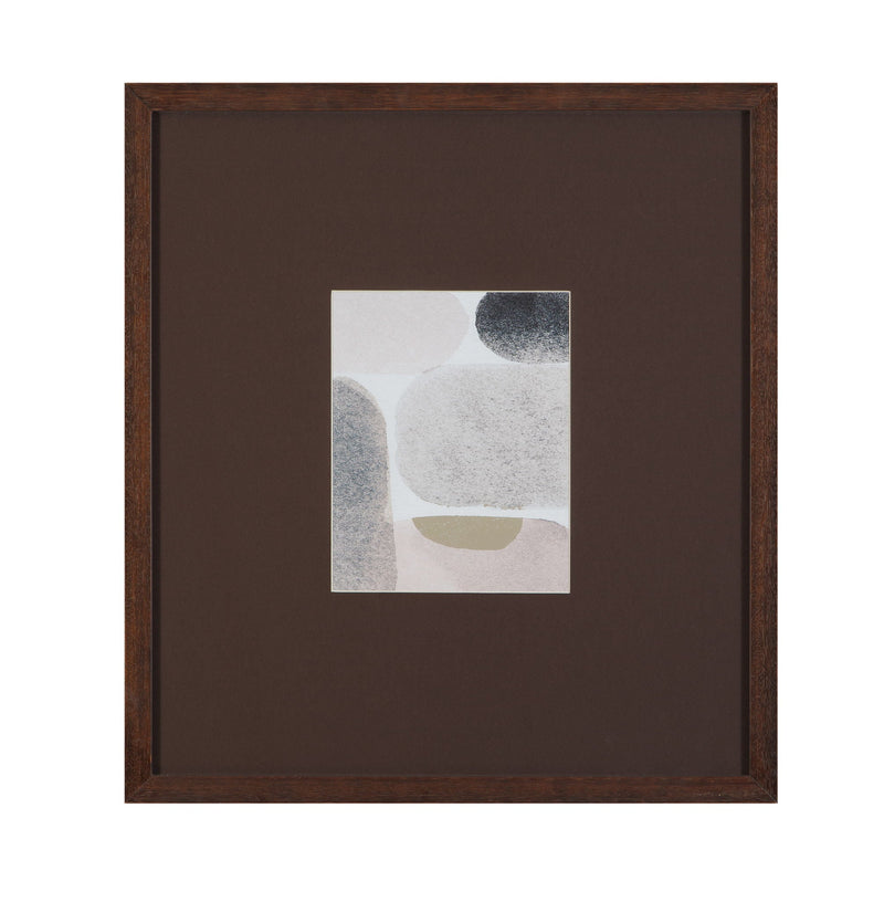 Stone Secrets III Framed Print - Brown