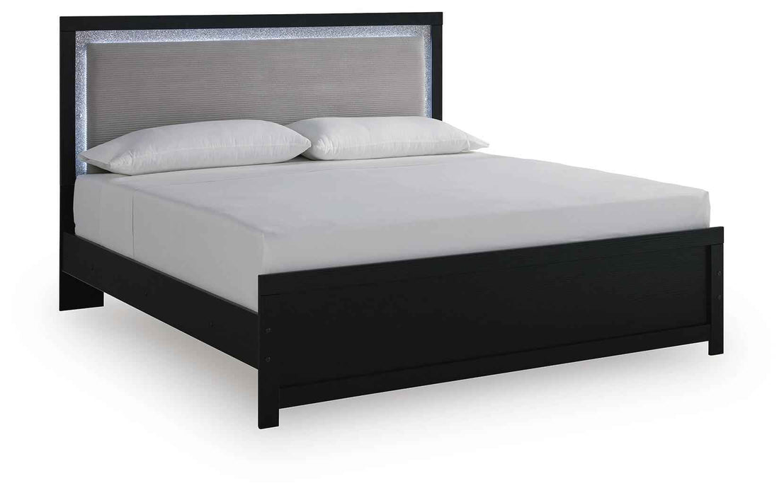 Maeling - Upholstered Panel Bed