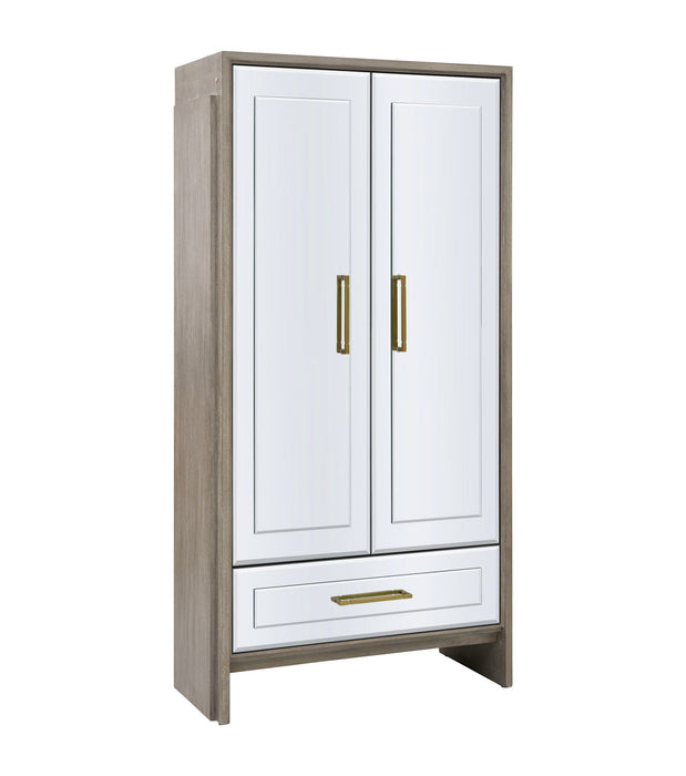 Lansing - Tall Bar Cabinet - Cerused Gray Oak