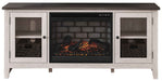 Dorrinson - TV Stand With Fireplace Insert