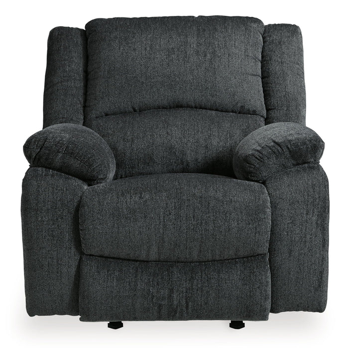 Draycoll - Power Rocker Recliner - Fabric - Slate