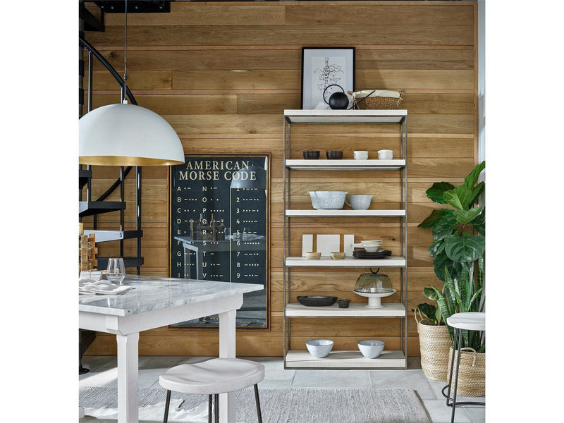 Modern Farmhouse Braxton Etagere Pearl Silver