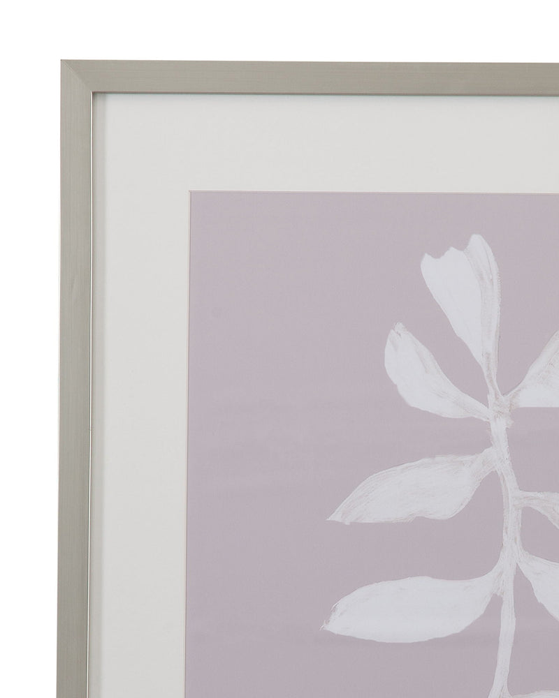 Fresh Leaves I Framed Print - Gray