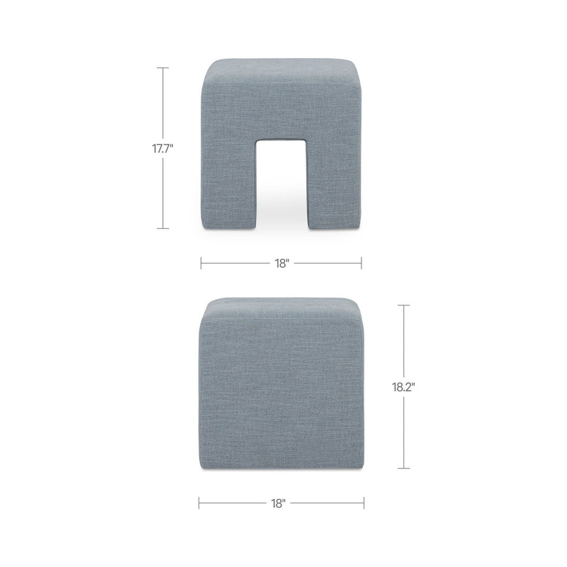 Aidy - Stool - Light Blue