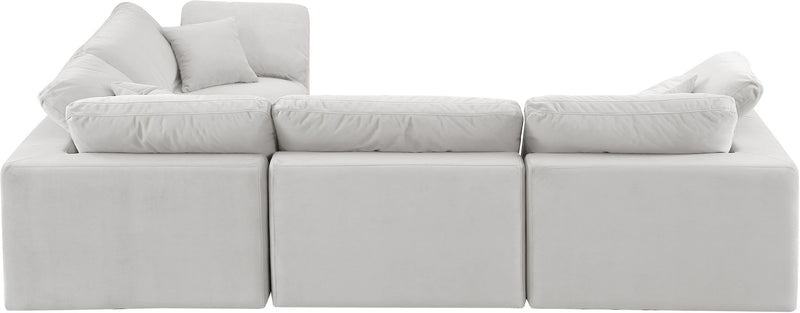 Comfy - 4 Piece Velvet Modular Sectional