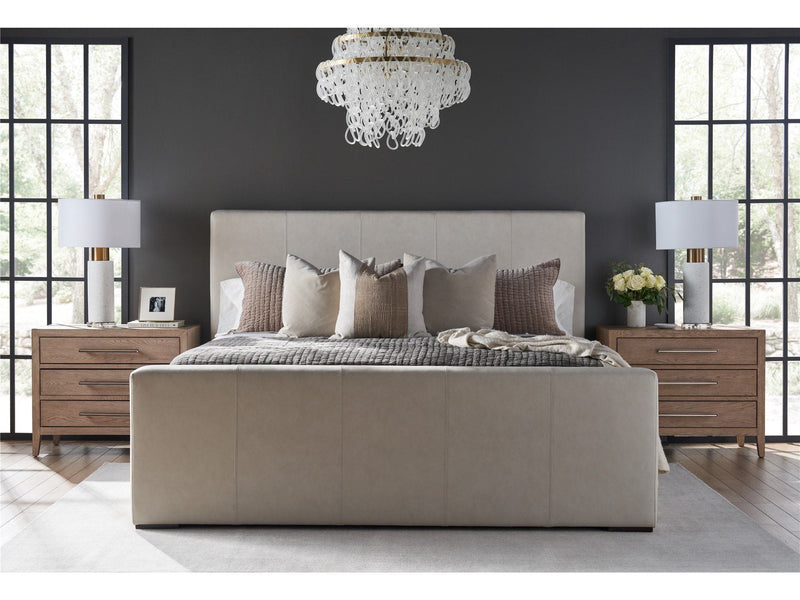 Modern - Bowie King Bed - Light Gray