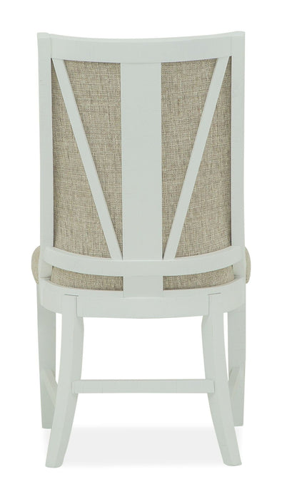 Heron Cove - Upholstered Host Side Chair (Set of 2) - Dark Brown