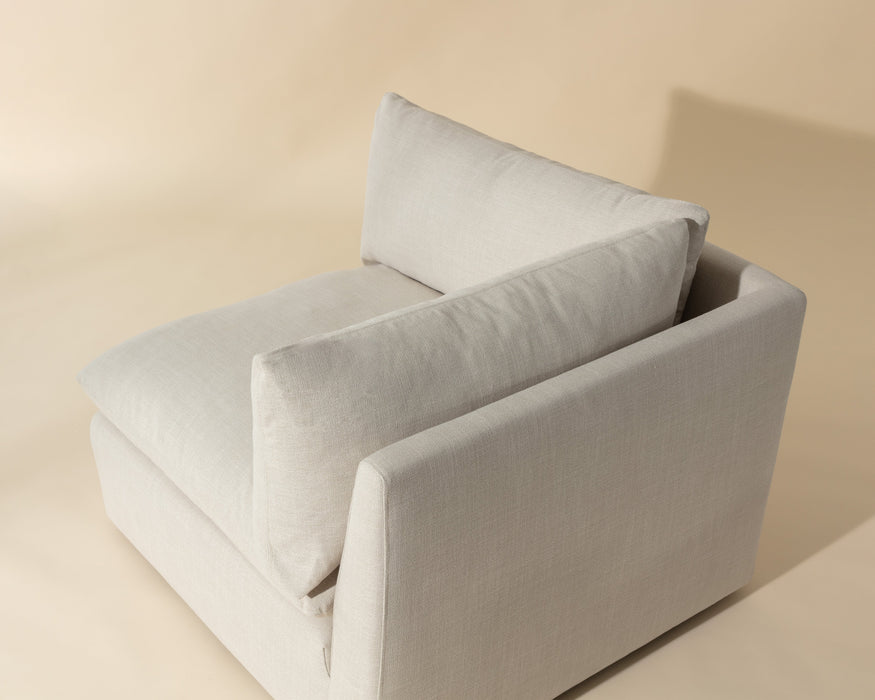 Reve Modular - Corner Chair - Effie Linen