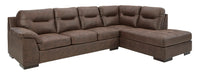 Maderla 2pc Sectional LAF Sofa with RAF Corner Chaise - Walnut - Furniture Depot (6675004129453)