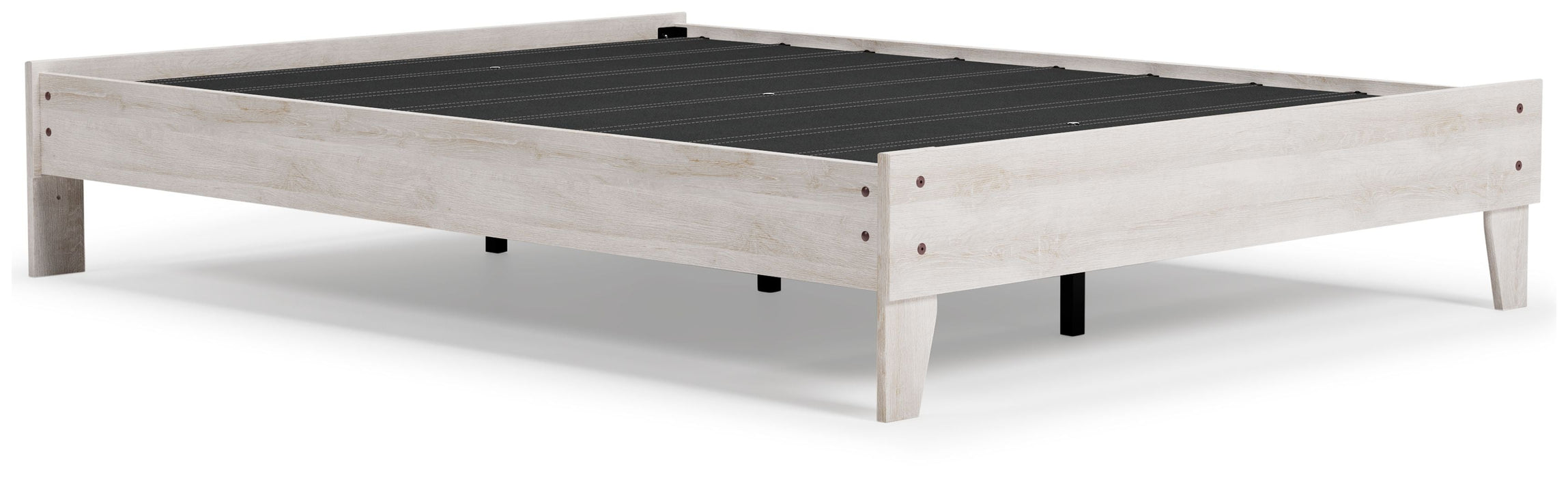 Shawburn Whitewash Platform Bed