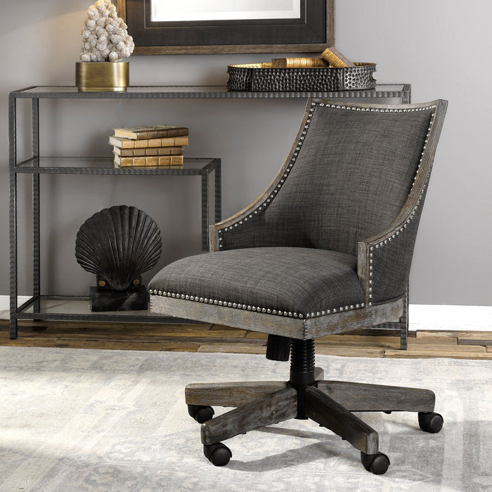 Aidrian Desk Chair Charcoal