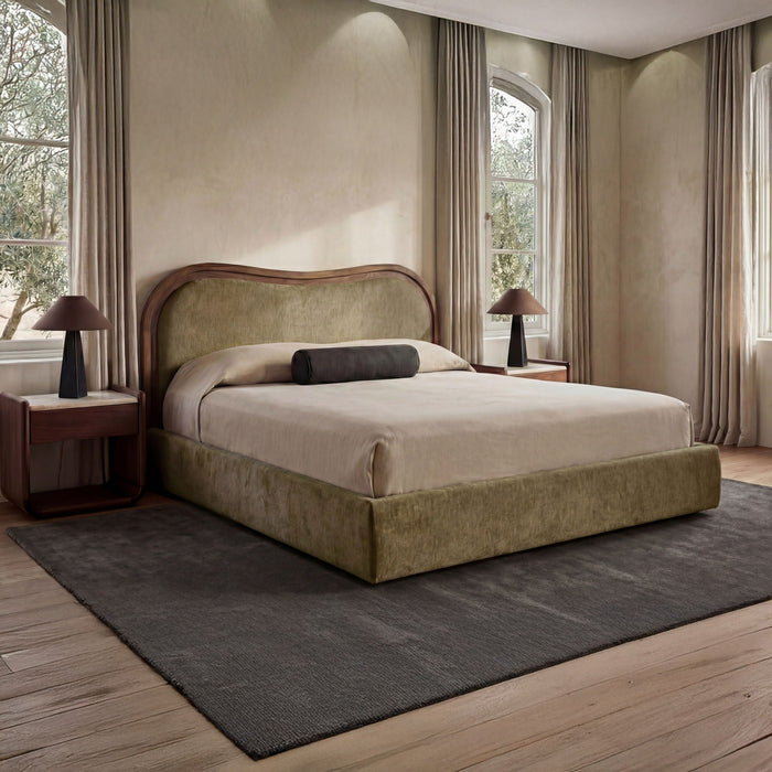 Camilla - King Bed - Green