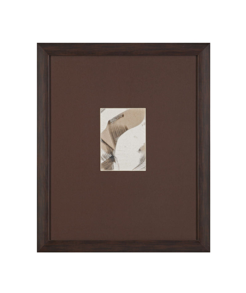 Eclectic Framed Print - Brown