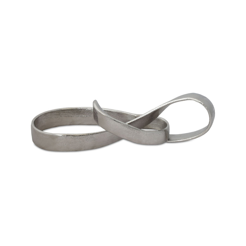 Cascade - Cast Aluminum Sculpture - Silver