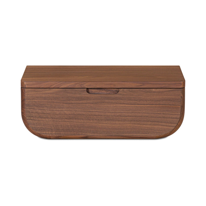 Hettie - Floating Nightstand - Dark Brown
