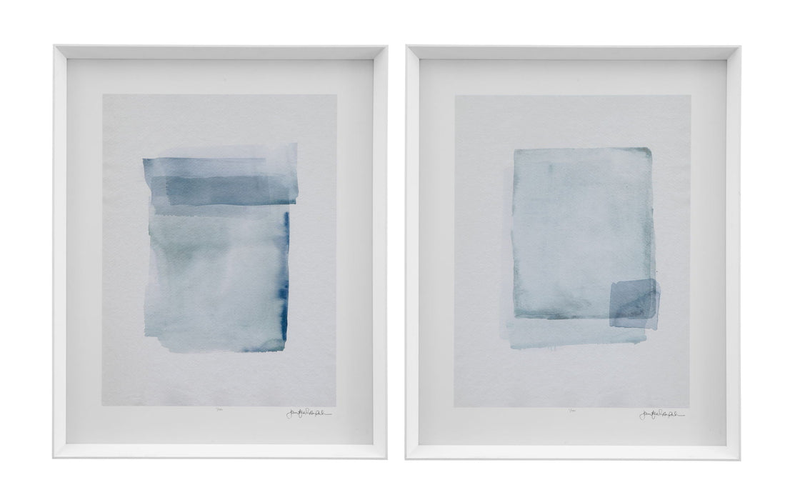 Water Color Lens I Framed Print - White