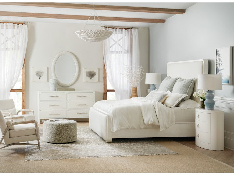 Serenity Ashore Cal King Upholstered Panel Bed