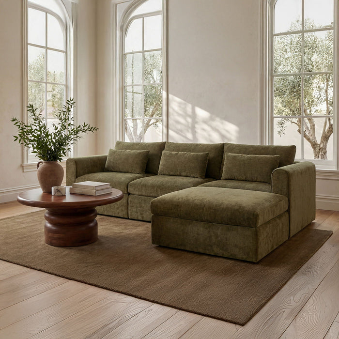Swift - Slipper Chair - Dark Green