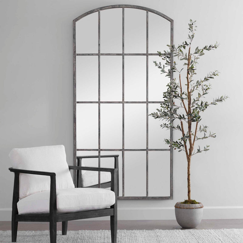 Amiel - Arched Mirror - Ivory