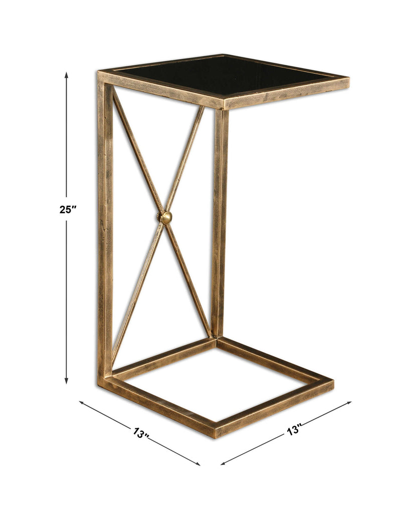 Zafina - Accent Table - Gold