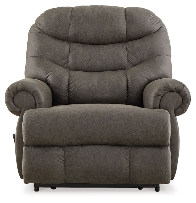 Camera Time - Zero Wall Recliner - Faux Leather - Gunmetal