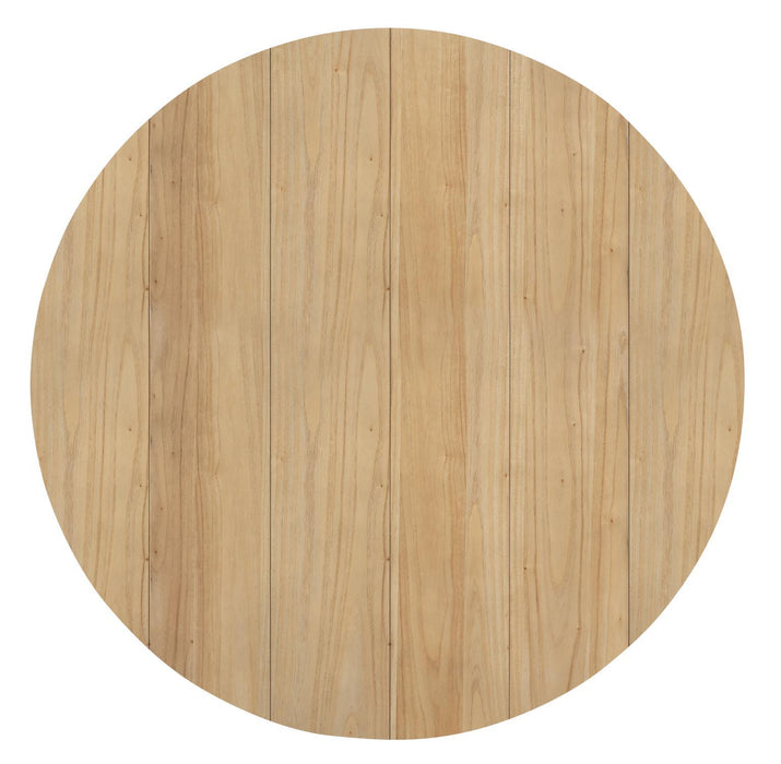 XXX's And OOO's - Complete Round Dining Table - Two Tone