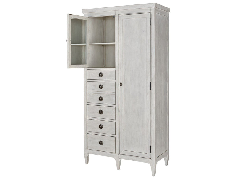 Past Forward Asher Cabinet Pearl Silver