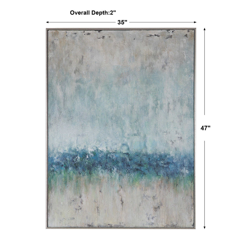 Tidal Wave - Abstract Art - Blue