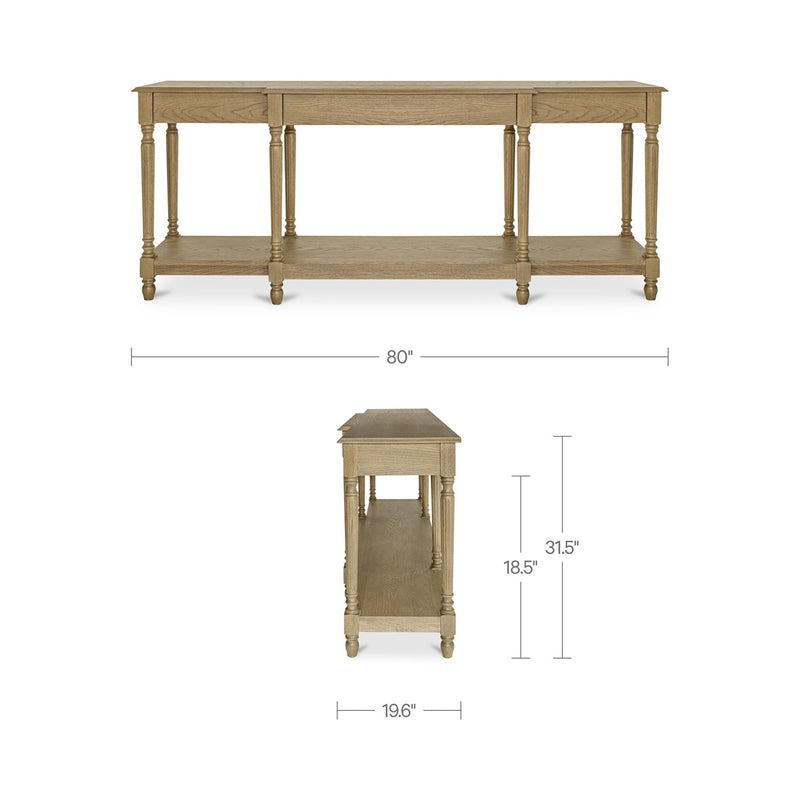 Martha - Console Table - Dark Brown