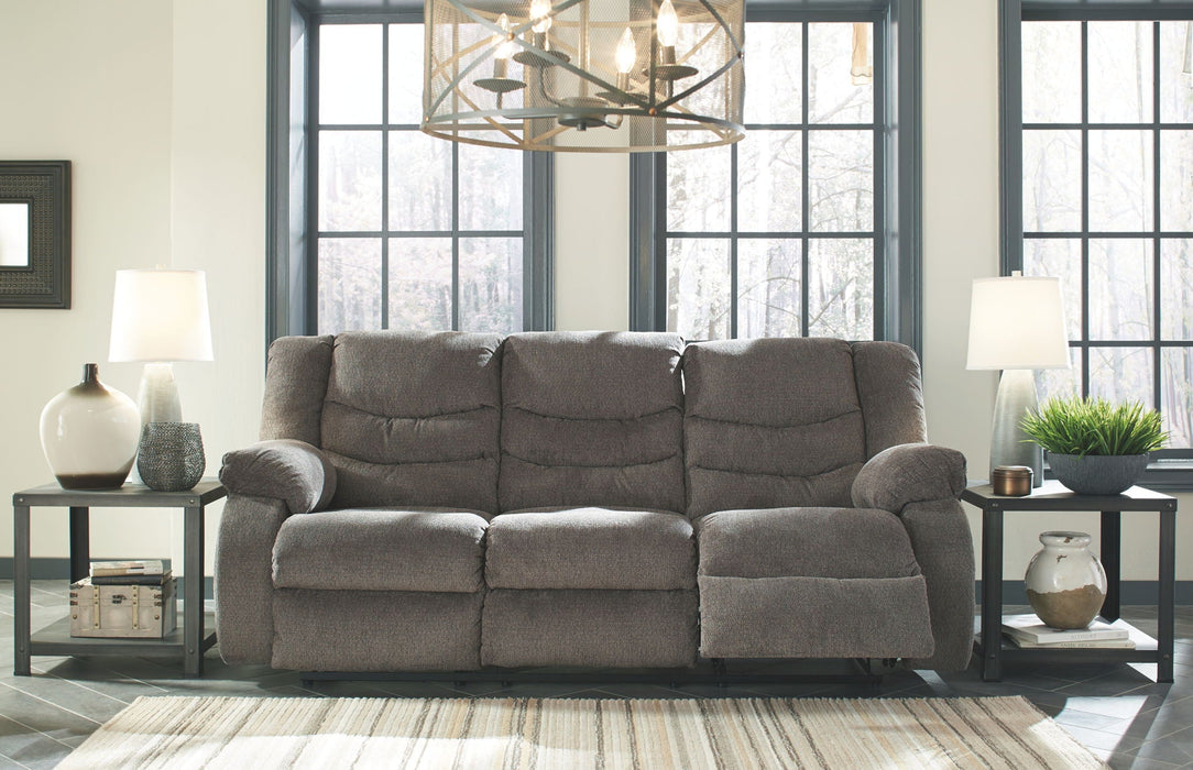 Tulen - Reclining Sofa - Dark Gray