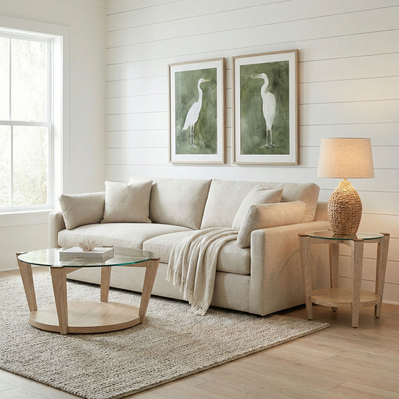Dunes - Cocktail Table - Bleached Oak
