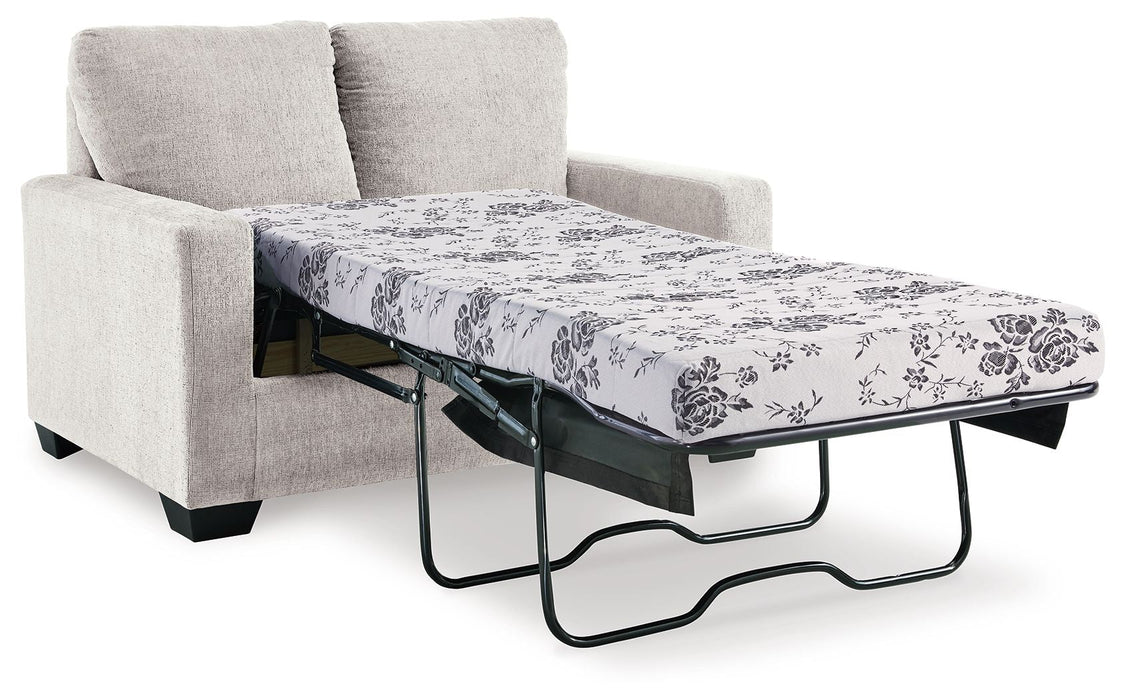 Rannis - Twin Sofa Sleeper - Fabric - Snow