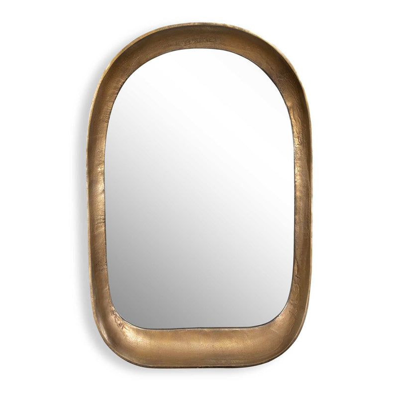 Bradano - Brass Arch Mirror - Bronze