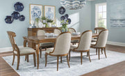 Echelon - Upholstered Side Chair (Set of 2) - Heritage Walnut