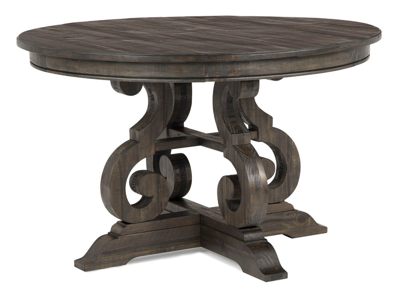 Bellamy - 48" Round Dining Table - Peppercorn