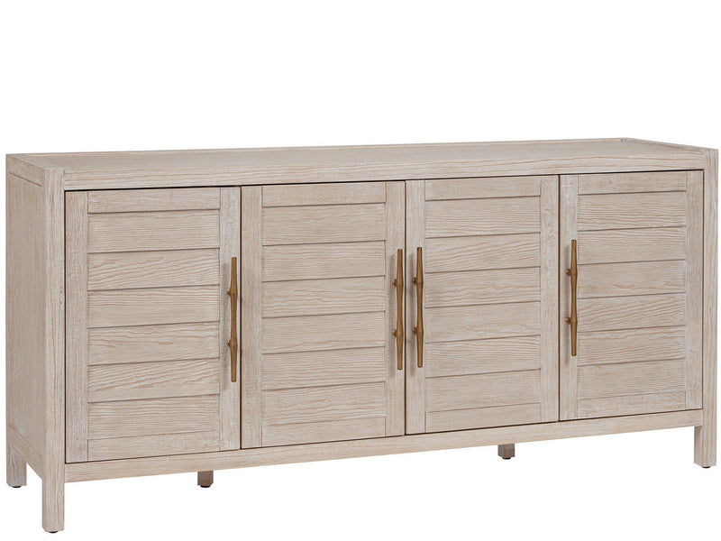 Getaway Media Console Light Brown