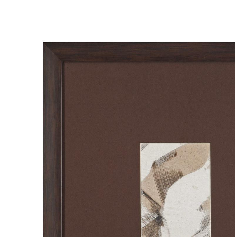 Eclectic Framed Print - Brown