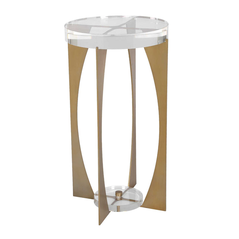 Kolkata - Accent Table - Brass