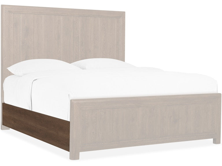 Driftwood California King Panel Bed