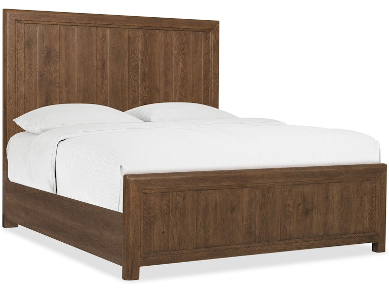 Driftwood California King Panel Bed