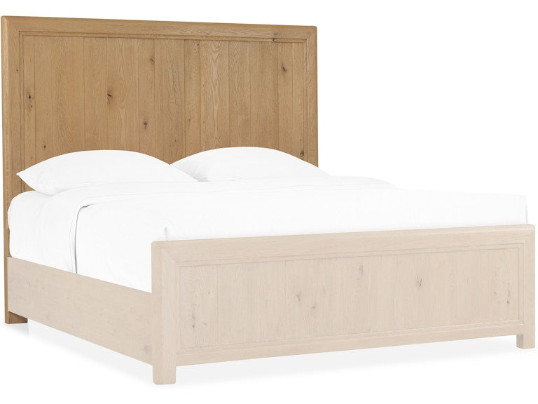 Driftwood California King Panel Bed